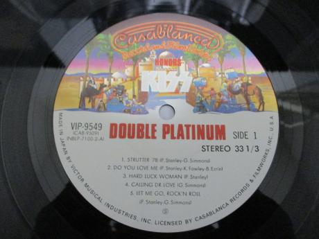 Kiss Double Platinum Japan Orig. 2LP RARE POSTER