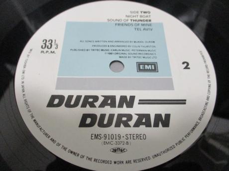 Duran Duran 1st S/T Japan Early Press LP OBI