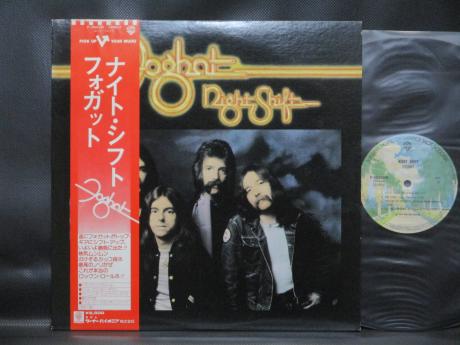 Foghat Night Shift Japan Orig. LP OBI INSERT