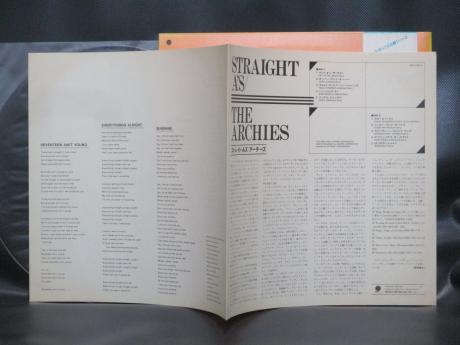 Archies Straight A's Japan PROMO LP OBI INSERT
