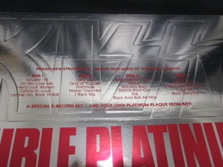 Kiss Double Platinum Japan Orig. 2LP RARE POSTER