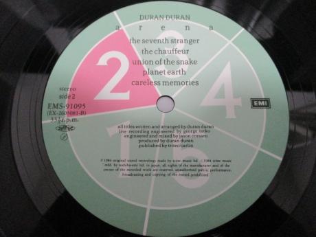 Duran Duran Arena Japan Orig. LP OBI RARE PIN-UP