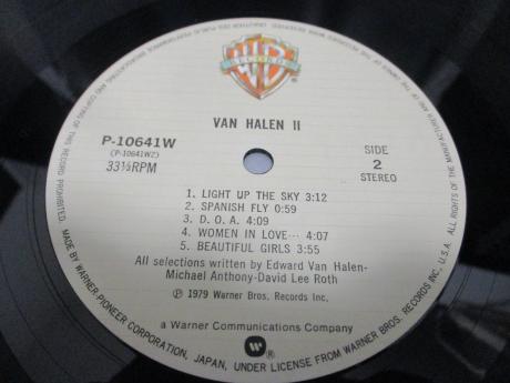 Van Halen II Japan Orig. LP OBI RARE PIN-UP