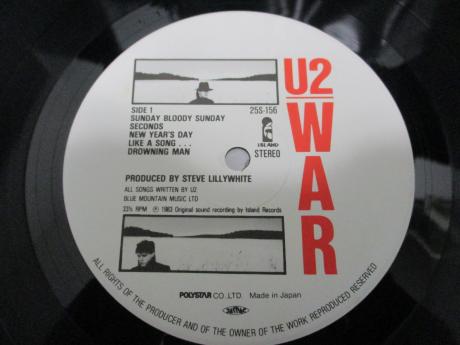 U2 War Japan Orig. LP OBI INSERT