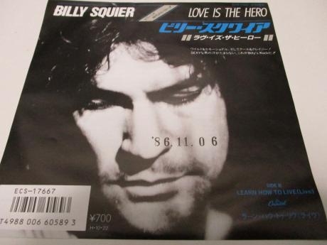 Billy Squier Love is the Hero Japan Orig. 7" PS