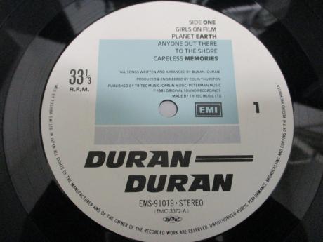 Duran Duran 1st S/T Japan Early Press LP OBI