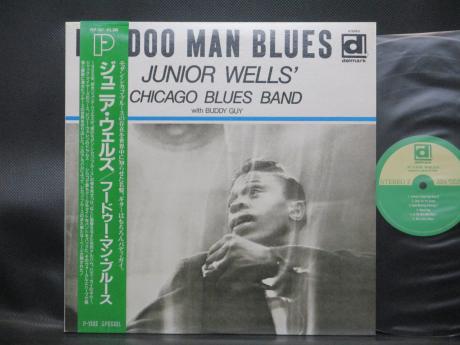 Junior Wells' Chicago Blues Band With Buddy Guy Hoodoo Man Blues Japan Rare LP GREEN OBI