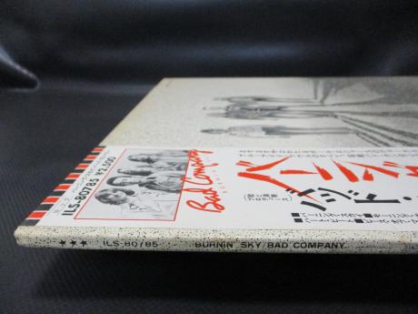 2. Bad Company Burnin’ Sky Japan Orig. LP OBI LOGO STICKER