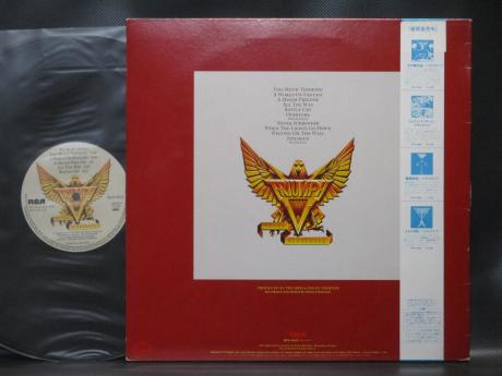 Triumph Never Surrender Japan Orig. LP OBI INSERT