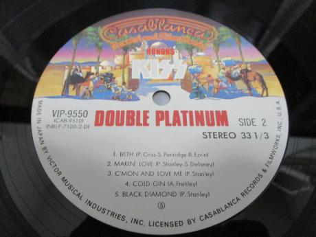 Kiss Double Platinum Japan Orig. 2LP RARE POSTER