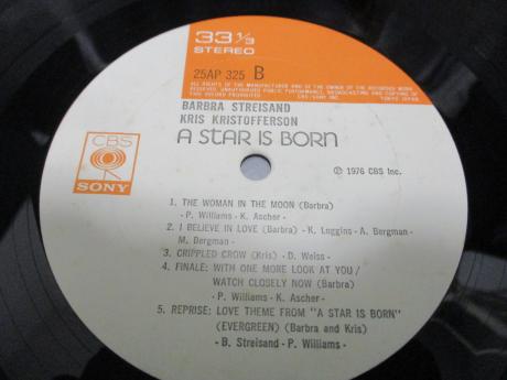 Barbra Streisand & Kris Kristofferson A Star Is Born Japan Orig. LP OBI