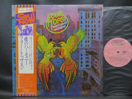 Four Tops Night Lights Harmony Japan Orig. LP OBI