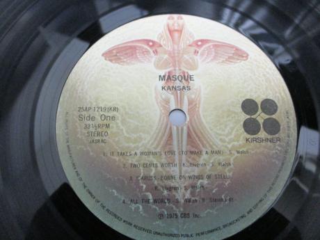 Kansas Masque Japan Rare LP RED OBI INSERT