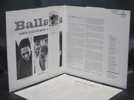 John Coltrane Quartet Ballads Japan Rare LP PURPLE OBI