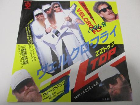 ZZ TOP Velcro Fly Japan Orig. PROMO 7" PS WHITE LABEL