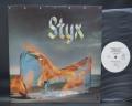 Styx Equinox Japan Orig. PROMO LP WHITE LABEL