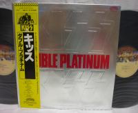 Kiss Double Platinum Japan Rare 2LP YELLOW OBI INSERT