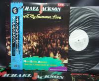 Michael Jackson Farewell My Summer Love Japan PROMO LP OBI POSTER