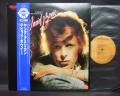 David Bowie Young Americans Japan LP BLUE OBI INSERT