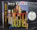 Johnny Winter 3RD DEGREE Japan Orig. PROMO LP OBI INSERT