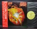 Uriah Heep Return to Fantasy Japan Orig. LP OBI INSERT