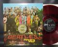 Beatles Sgt. Peppers Lonely Hearts Japan Orig. LP RED WAX EX+