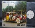 Joe Jammer Bad News Japan PROMO LP BOOKLET WHITE LABEL