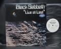 Black Sabbath Live At Last Japan PROMO LP WHITE LABEL