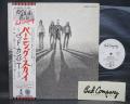 Bad Company Burnin’ Sky Japan Orig. PROMO LP OBI WHITE LABEL STICKER