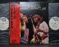 Bee Gees Here At Last Live Japan Orig. PROMO 2LP OBI WHITE LABEL