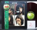 2. Beatles Let It Be Japan Orig. LP OBI RED WAX