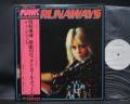 Runaways 1st Same Title Japan PROMO LP OBI WHITE LABEL