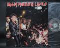 Iron Maiden Live!! + One Japan Orig. LIVE 4 Track 12” MISPRINT COVER