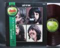 Beatles Let It Be Japan Orig. LP OBI RED WAX