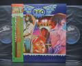 REO Speedwagon You Get What You Play For Japan Rare 2LP GREEN OBI