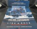 Bob Seger & The Silver Bullet Band Like A Rock UK Orig. PROMO LP + RARE POSTER