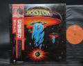 Boston 1st Same Title Japan Early Press LP RED & BLACK OBI