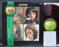 2. Beatles Let It Be Japan Orig. LP OBI RED WAX