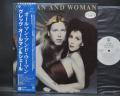 Gregg Allman Cher And Woman ‎Two The Hard Way Japan Orig. PROMO LP OBI WHITE LABEL