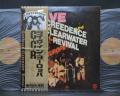 CCR Creedence Clearwater Revival Live in Europe Japan Orig. 2LP OBI RARE POSTER