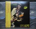 Stevie Ray Vaughan and Double Trouble Live Alive Japan Orig. 2LP OBI